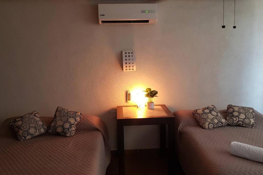 Departamento Grande Con 2 Recamaras Con Aire 5 Camas Wifi 115Mb, Cocina .Cochera Techada, #4 巴耶斯城 外观 照片